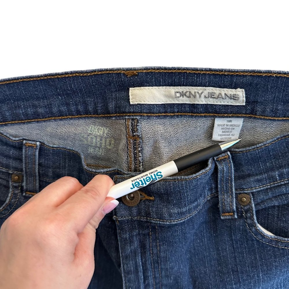 DKNY Soho Bootcut Dark Wash Jeans - Picture 4 of 6